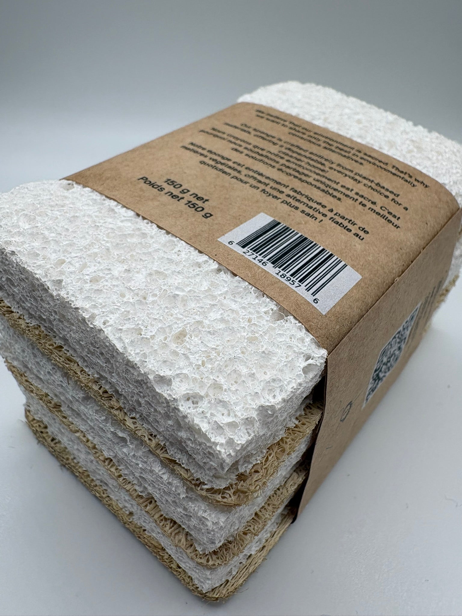 Loofah and Wood Cellulose Sponge